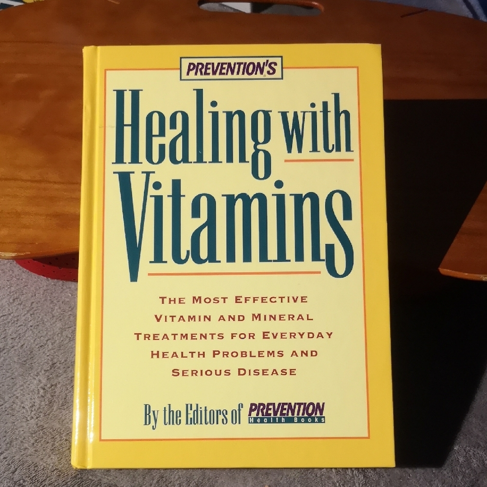 Prevention's Healing with Vitamins Hardcover Book in Excellent Condition